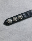 Chrome Hearts Star Leather Snap Bracelet