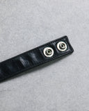 Chrome Hearts Star Leather Snap Bracelet