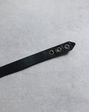 Chrome Hearts Star Leather Snap Bracelet