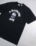BAPE Purple Camo Collegiate Tee