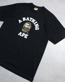 BAPE Green Camo Collegiate Tee