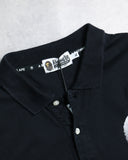 BAPE 2010 Panelled Ape Head S/S Polo Shirt