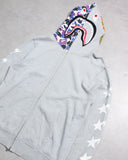 BAPE Hong Kong 10 Year Anniversary Zip Up Shark Hoodie