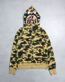 BAPE 1st Camo Zip Up Shark Hoodie