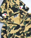 BAPE 1st Camo Zip Up Shark Hoodie