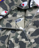 BAPE 2011 Desert Camo Zip Up Shark Hoodie