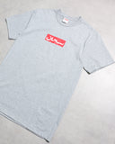 Supreme Arabic Box Logo Tee Grey