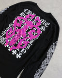 Chrome Hearts Eye Chart Dagger L/S Tee