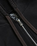 Chrome Hearts Sleeve Multi Logo Zip Up Hoodie