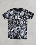 Vintage Chrome Hearts Multi Logo All Over Print Tee