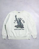 A Bathing Ape Destroy Washed Statue Of Liberty Crewneck