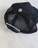 Chrome Hearts Triple Cross Camo Leather Trucker Cap