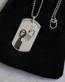 Chrome Hearts Richard Stark Dog Tag .925 Silver Pendant