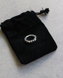 Chrome Hearts Scroll Band .925 Silver Ring