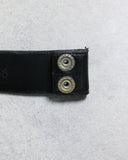 Chrome Hearts Oval .925 Silver Belt Buckle / Leather Belt Strap