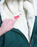 Supreme Faux Fur Lined Zip Up Hoodie