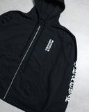 Chrome Hearts Script Logo Zip Up Hoodie