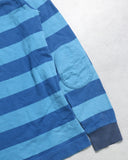BAPE 2008 Ape Patch Stripe L/S Rugby Polo
