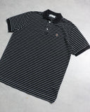 BAPE Wool Striped S/S Polo Shirt