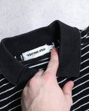 BAPE Wool Striped S/S Polo Shirt