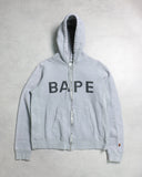 BAPE Spellout Zip Up Hoodie