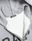BAPE Spellout Zip Up Hoodie