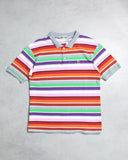 BAPE 2012 Rainbow Striped S/S Polo Shirt