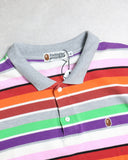 BAPE 2012 Rainbow Striped S/S Polo Shirt