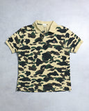 BAPE 1st Camo S/S Polo Shirt