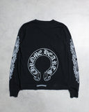 Chrome Hearts Floral Horseshoe L/S Tee