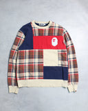 BAPE 2011 Panelled Ape Head Crewneck