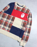 BAPE 2011 Panelled Ape Head Crewneck