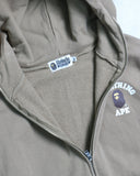 BAPE Collegiate Logo Zip Up Hoodie
