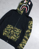 BAPE Zip Up Shark Hoodie