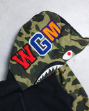 BAPE Zip Up Shark Hoodie