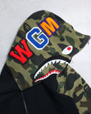 BAPE Zip Up Shark Hoodie