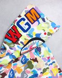 BAPE Multi Camo Shark Zip Up Hoodie