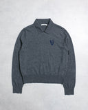 Acne Studios Jacquard Collared Heart Sweater - The Archive AU