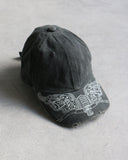 Acne Studios Washed Black Paisley Cap - The Archive AU