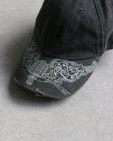 Acne Studios Washed Black Paisley Cap - The Archive AU