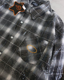 AFB Sequins Flannel Button Up Shirt - The Archive AU