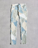 Amiri Patchwork Skinny Denim Jeans - The Archive AU