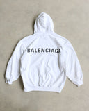 Balenciaga Back Logo Hoodie - The Archive AU