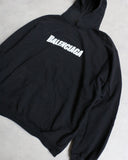 Balenciaga Thrashed Logo Hoodie - The Archive AU