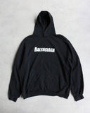 Balenciaga Thrashed Logo Hoodie - The Archive AU