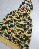 BAPE 1st Camo Zip Up Shark Hoodie - The Archive AU