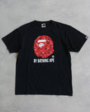 BAPE 2003 NERD Camo Ape Head Tee - The Archive AU