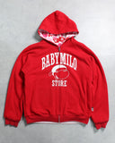 BAPE 2005 Baby Milo Reversible Pink Camo Zip Up Hoodie - The Archive AU