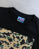 BAPE 2005 Olive 'Psyche Camo' Box Logo Tee - The Archive AU