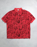 BAPE 2009 Graffiti Logos S/S Polo Shirt - The Archive AU
